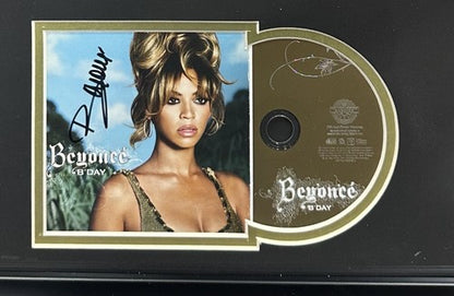 Beyonce Signed B’Day CD Framed Grammy Photo Plaque Autograph J&R Steiner COA