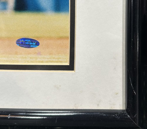 Joe Torre Signed 8x10 Framed 1996 World Series Photo Yankees Auto Steiner Coa