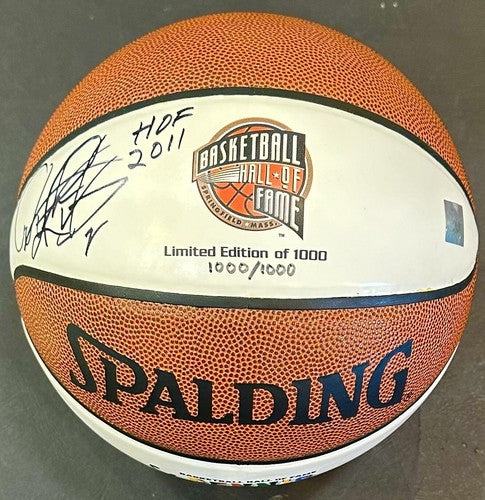 Dennis Rodman Signed Spalding Hall of Fame Basketball HOF 2011 Auto LE Bulls COA