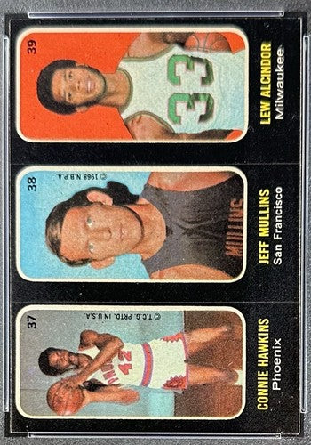 1971 Topps Nba Stickers #37 38 #39 Lew Alcindor Rare PSA 6 EX Mint HOF High End