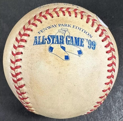 Sammy Sosa Signed 1999 All Star Fenway Park Logo Baseball Autograph Cubs JSA COA