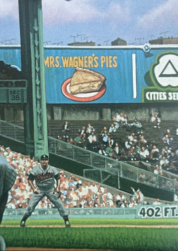 Mickey Mantle & Roger Maris Yankee Stadium 18x24 Litho Photo Bill Purdom Signed