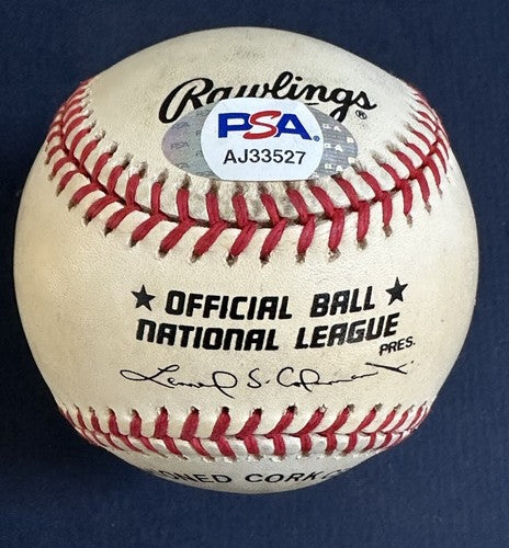Mark McGwire Signed Official N.L Game Baseball 1998 98 Autograph Cardinals Psa