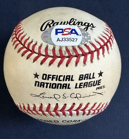 Mark McGwire Signed Official N.L Game Baseball 1998 98 Autograph Cardinals Psa