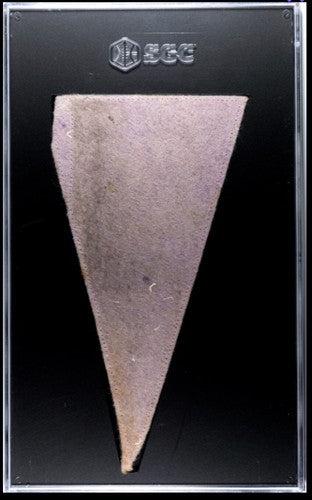 1916 Ferguson Bakery BF2 Clyde Milan Purple Felt Pennant SGC Authentic Senators
