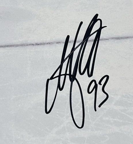 Mika Zibanejad Signed 16x20 Framed 5 Goal Game Photo Rangers Autograph Fanatics