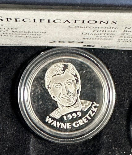 2009 ROYAL CANADIAN MINT HOCKEY HALL OF FAME NICKEL SET Wayne Gretzky HOF /5000