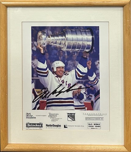 Mark Messier Signed 8x10 Framed Photo NY Rangers 1994 Stanley Cup Auto CBM COA