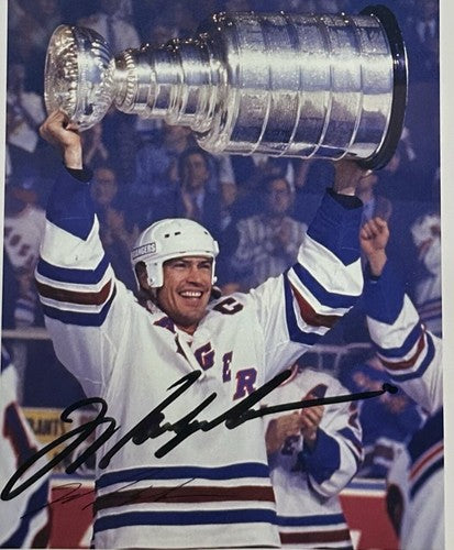 Mark Messier Signed 8x10 Framed Photo NY Rangers 1994 Stanley Cup Auto CBM COA
