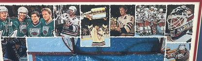 1994 Stanley Cup NY Rangers Litho Photo Framed Bill Purdom Signed Mark Messier