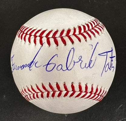 Fernando Tatis Jr Signed Official MLB Baseball Padres Rookie Full Name Auto JSA
