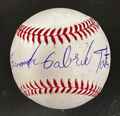 Fernando Tatis Jr Signed Official MLB Baseball Padres Rookie Full Name Auto JSA