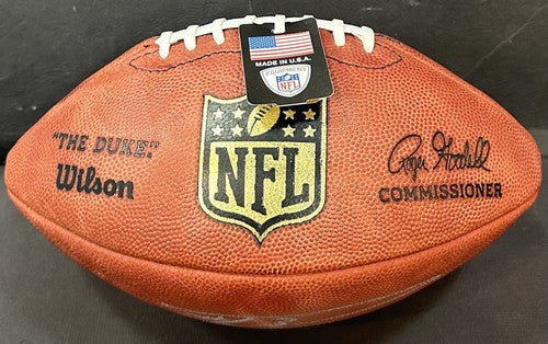 Russell Wilson Signed Wilson The Duke NFL Football Auto Steelers Wilson Holo COA
