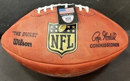 Russell Wilson Signed Wilson The Duke NFL Football Auto Steelers Wilson Holo COA