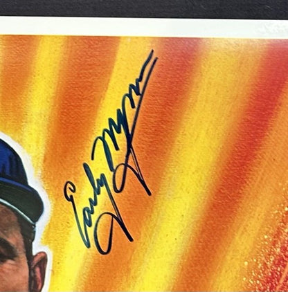 300 Win Ron Lewis Signed 18x24 LE Litho 8 Auto Nolan Ryan Tom Seaver JSA LOA