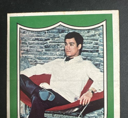 Green Hornet Kato Bruce Lee 1966 Topps Green Hornet Stickers #35 Nice Near Mint