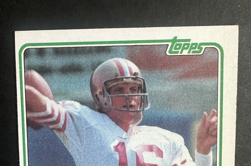 1981 Topps Joe Montana Rookie #216 RC 49ers Sharp NM - Mint  HOF