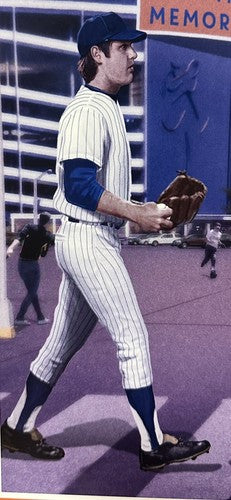 Mets Metropolitan Way Framed 16x20 Photo Seaver Carter Piazza Wright Shea Citi