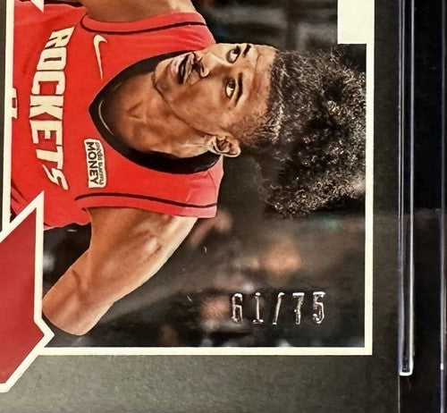 2021 Panini Obsidian Magnitude Jalen Green Rookie Purple Etch CSG 8.5 Mint /75