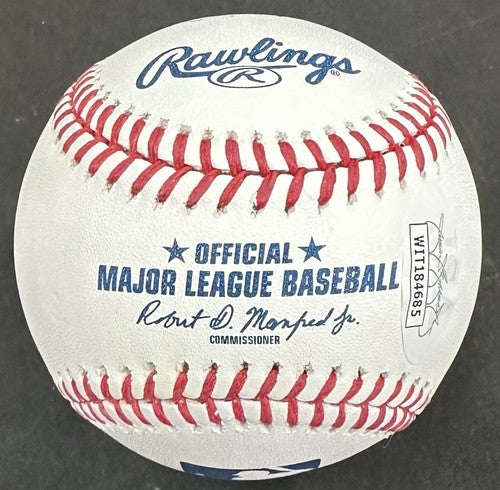Jorge Posada Signed MLB 6 Career Stat Baseball LE /20 NY Yankees Auto JSA COA