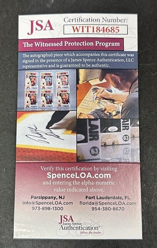 Jorge Posada Signed MLB 6 Career Stat Baseball LE /20 NY Yankees Auto JSA COA