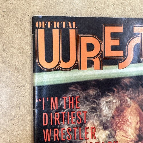 Vintage Official Wrestling Magazine May 1975 The Bruiser Nm Nice Shape Newsstand