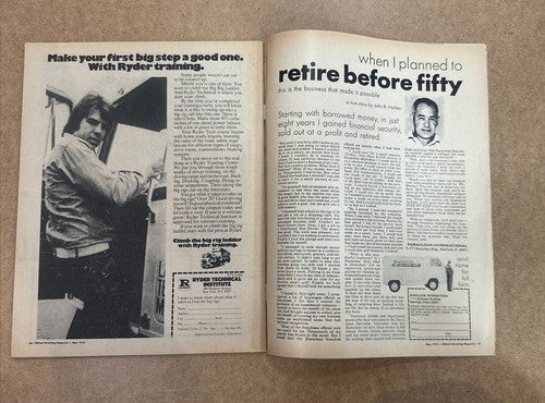Vintage Official Wrestling Magazine May 1975 The Bruiser Nm Nice Shape Newsstand