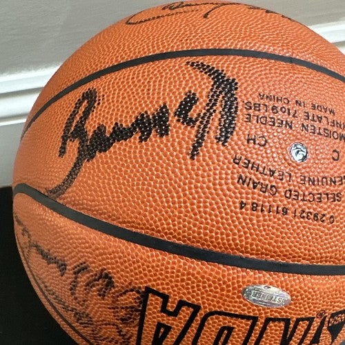 1969 70 NY Knicks Team Signed Nba Championship Basketball 8 auto Frazier Steiner