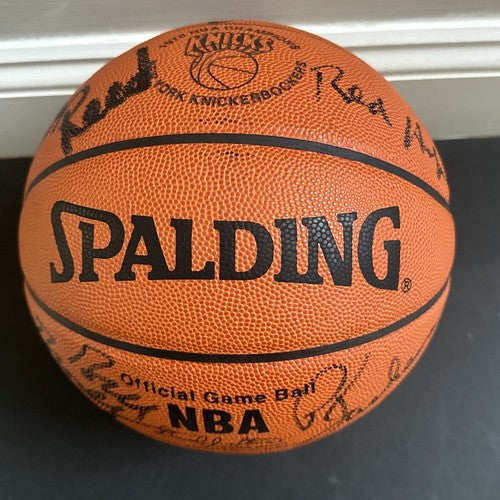 1969 70 NY Knicks Team Signed Nba Championship Basketball 8 auto Frazier Steiner