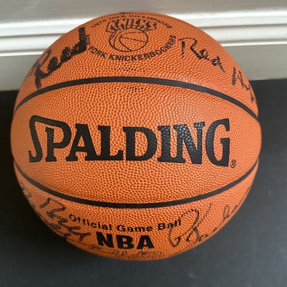 1969 70 NY Knicks Team Signed Nba Championship Basketball 8 auto Frazier Steiner