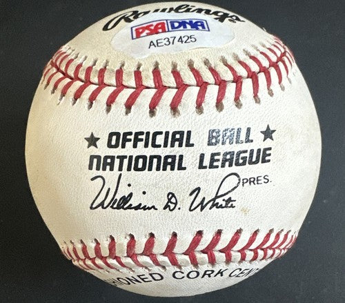 Hank Aaron Signed Official Nl Baseball PSA Bold Mint Hof Autograph Psa Coa
