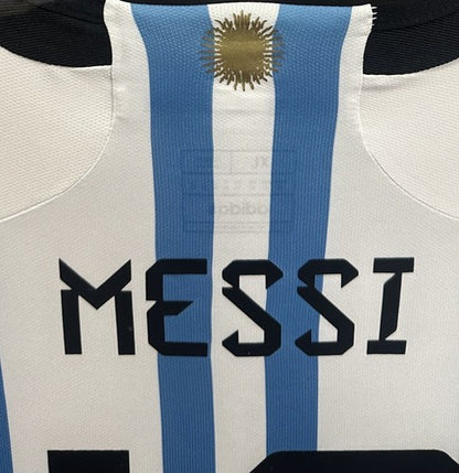 Lionel Messi Signed Argentina Adidas World Cup Jersey Framed Autograph BAS LOA
