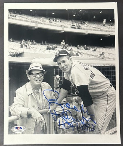 Brooks Robinson Signed 8x10 Photo HOF 1983 Auto Milton Berle Orioles PSA COA