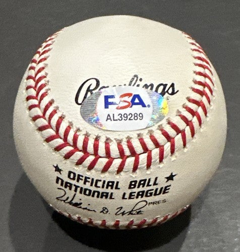 Willie Mays Signed Official NL Baseball Giants Hof Mint Autograph Ball PSA Coa