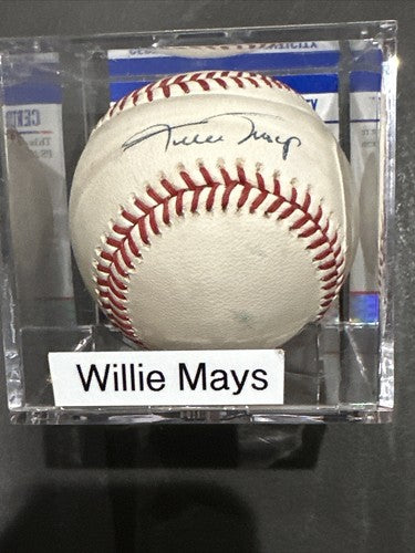 Willie Mays Signed Official NL Baseball Giants Hof Mint Autograph Ball PSA Coa