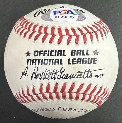 Willie Mays Signed Official NL Baseball SF Giants Autograph Clean PSA COA HOF