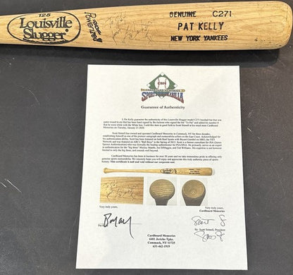 Bo Jackson Signed LS C271 Pat Kelly Game Issued Bat To Pat Auto White Sox COA