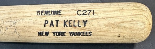 Bo Jackson Signed LS C271 Pat Kelly Game Issued Bat To Pat Auto White Sox COA