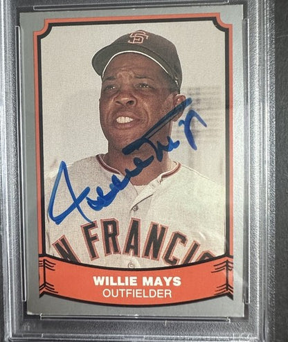 Willie Mays 1988 Pacific #24 PSA Authentic Gem Mint Auto New York Giants Hof