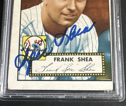 1952 Topps #248 Original Spec Shea New York Yankees Psa 10 Gem Mint Auto