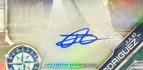 2019 Bowman Chrome Julio Rodriguez Refractor PSA 9 10 Auto /499 Mariners Rookie
