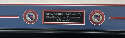 1994 Rangers Signed 24x36 Framed Photo SC Champs 0 Seconds Messier Auto Steiner