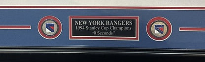 1994 Rangers Signed 24x36 Framed Photo SC Champs 0 Seconds Messier Auto Steiner