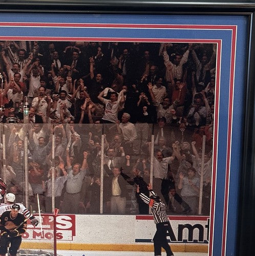 1994 Rangers Signed 24x36 Framed Photo SC Champs 0 Seconds Messier Auto Steiner