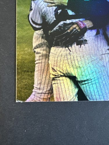 2000 Topps Ny Yankees Win Subway series #4 SSP RARE INSERT Refractor /1000
