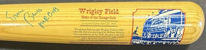 Ernie Banks Signed Wrigley Field Cooperstown Bat Mr Cub Auto PSA COA HOF Cubs