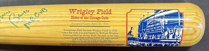 Ernie Banks Signed Wrigley Field Cooperstown Bat Mr Cub Auto PSA COA HOF Cubs