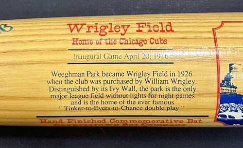 Ernie Banks Signed Wrigley Field Cooperstown Bat Mr Cub Auto PSA COA HOF Cubs