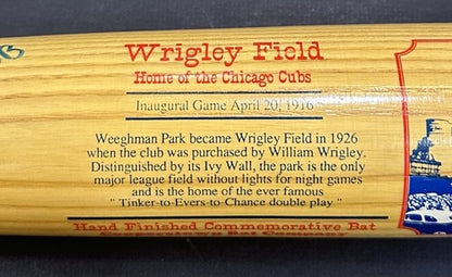 Ernie Banks Signed Wrigley Field Cooperstown Bat Mr Cub Auto PSA COA HOF Cubs