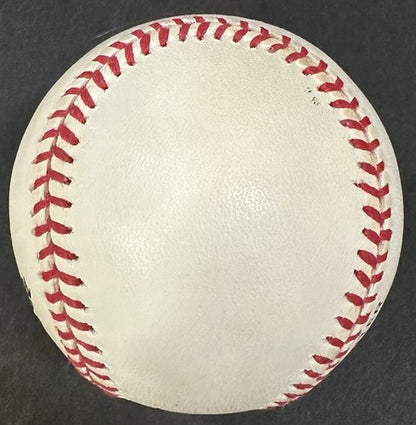Willie Mays Signed Official NL Baseball NY SF Giants Clean Dark Auto PSA COA HOF